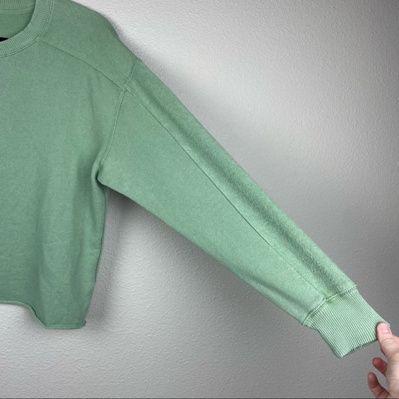 AERIE Inside-Out Beach Fleece Crewneck - Picture 6 of 13